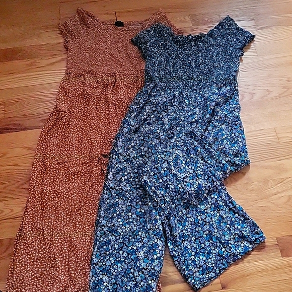 Girls Floral pants rompers - Picture 1 of 1